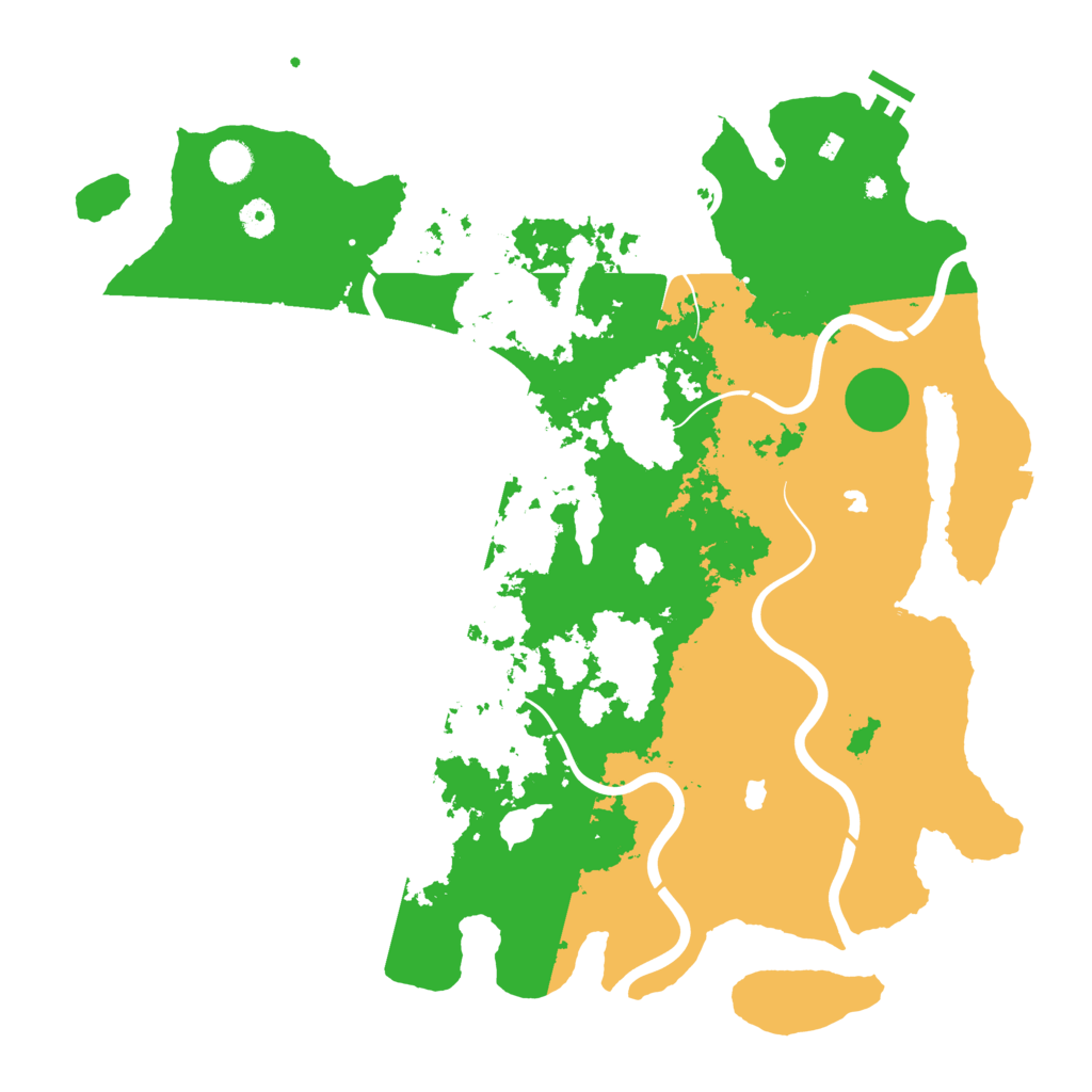 Biome Rust Map: Procedural Map, Size: 4500, Seed: 915347657