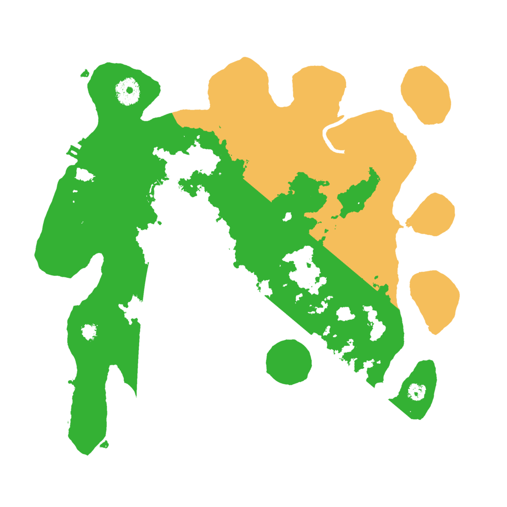 Biome Rust Map: Procedural Map, Size: 3000, Seed: 71110934