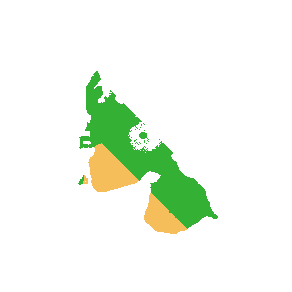 Biome Rust Map: Procedural Map, Size: 1500, Seed: 45645