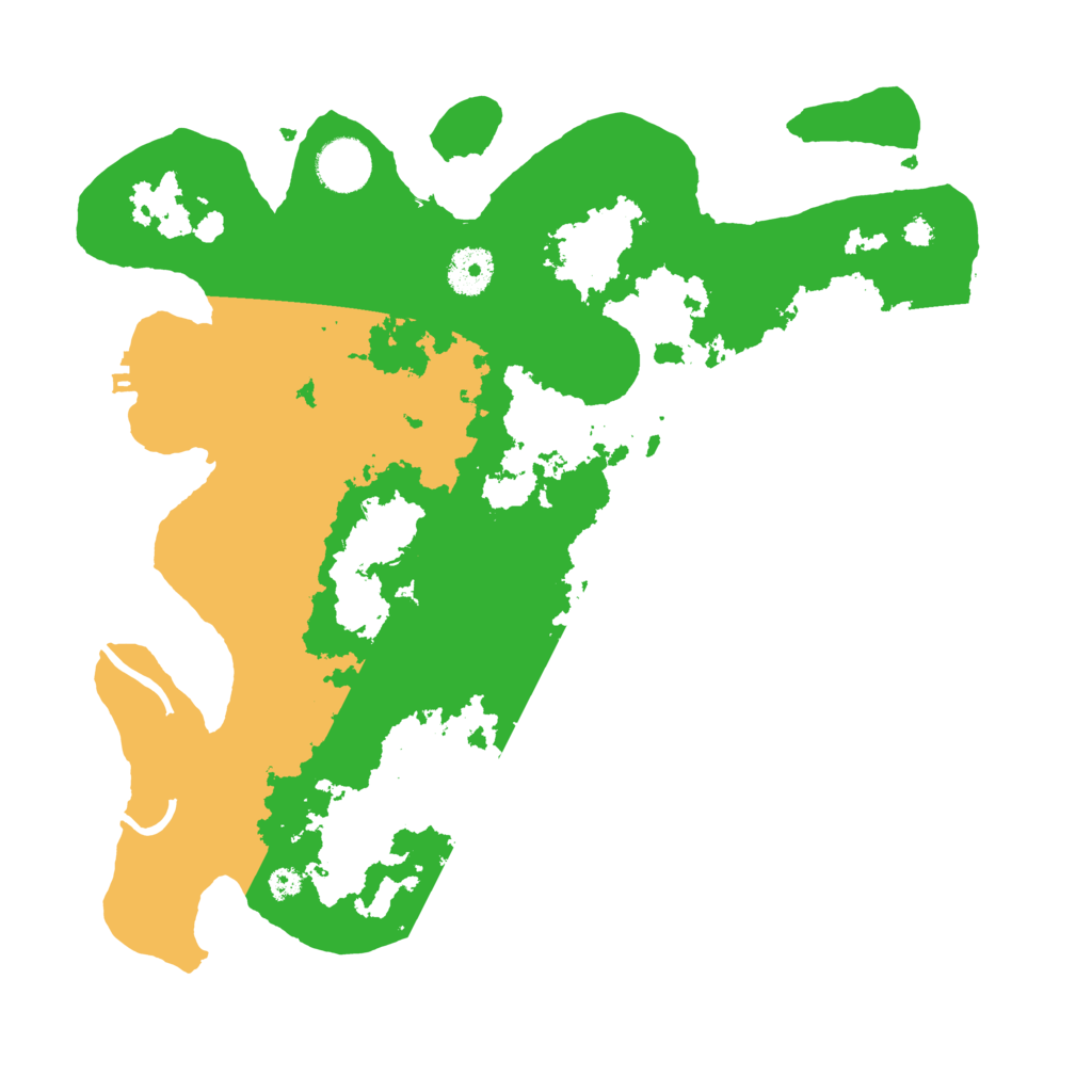 Biome Rust Map: Procedural Map, Size: 3500, Seed: 2090785334