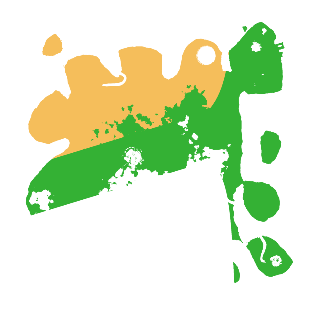 Biome Rust Map: Procedural Map, Size: 3000, Seed: 50010