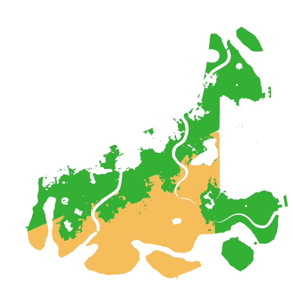 Biome Rust Map: Procedural Map, Size: 4000, Seed: 2123945204