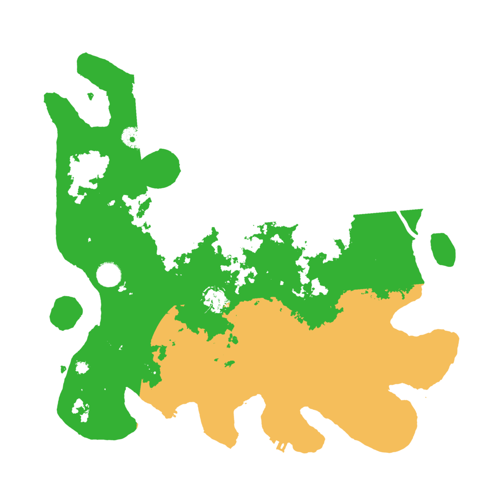 Biome Rust Map: Procedural Map, Size: 3550, Seed: 42505240