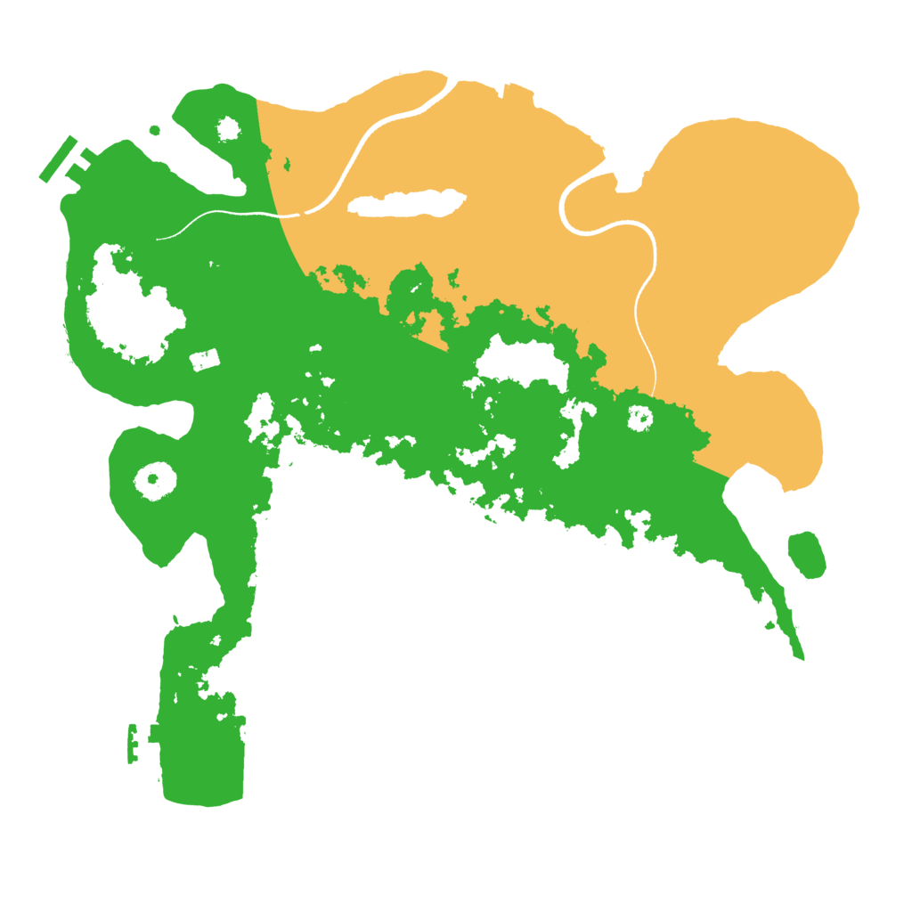 Biome Rust Map: Procedural Map, Size: 3500, Seed: 1812362745