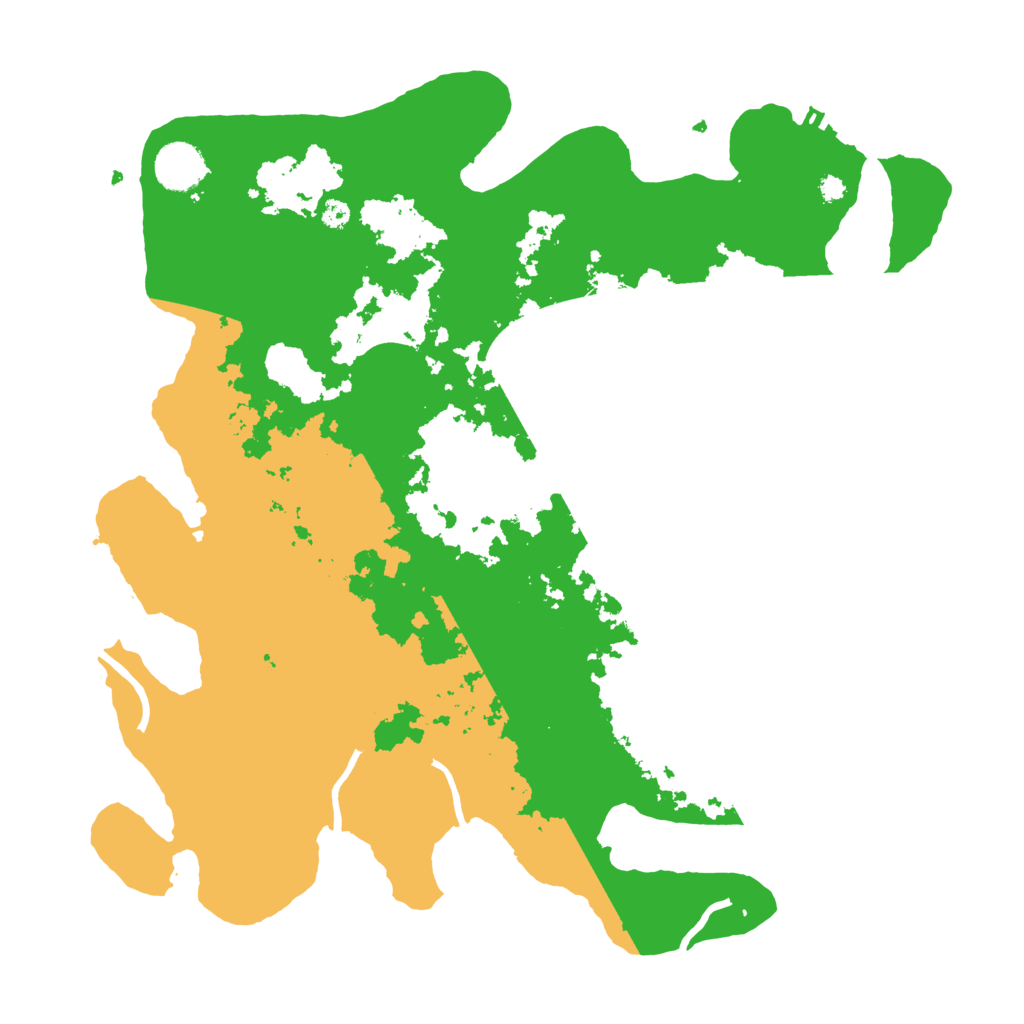 Biome Rust Map: Procedural Map, Size: 3700, Seed: 79091134