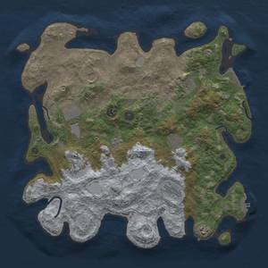 Thumbnail Rust Map: Procedural Map, Size: 4000, Seed: 125630187, 17 Monuments