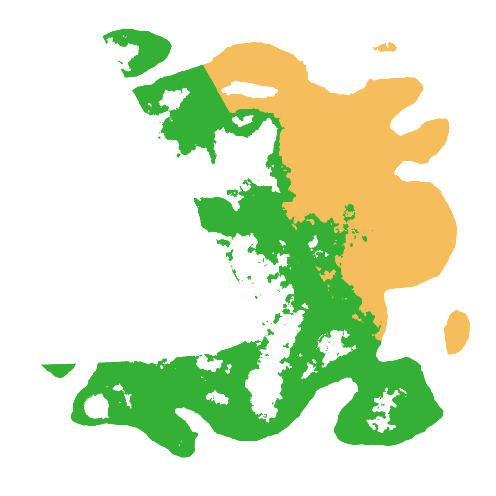 Biome Rust Map: Barren, Size: 3750, Seed: 88606105