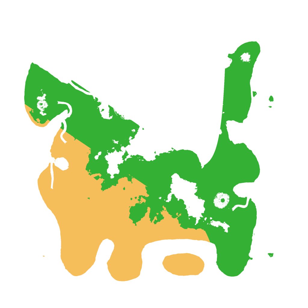 Biome Rust Map: Procedural Map, Size: 3000, Seed: 25381