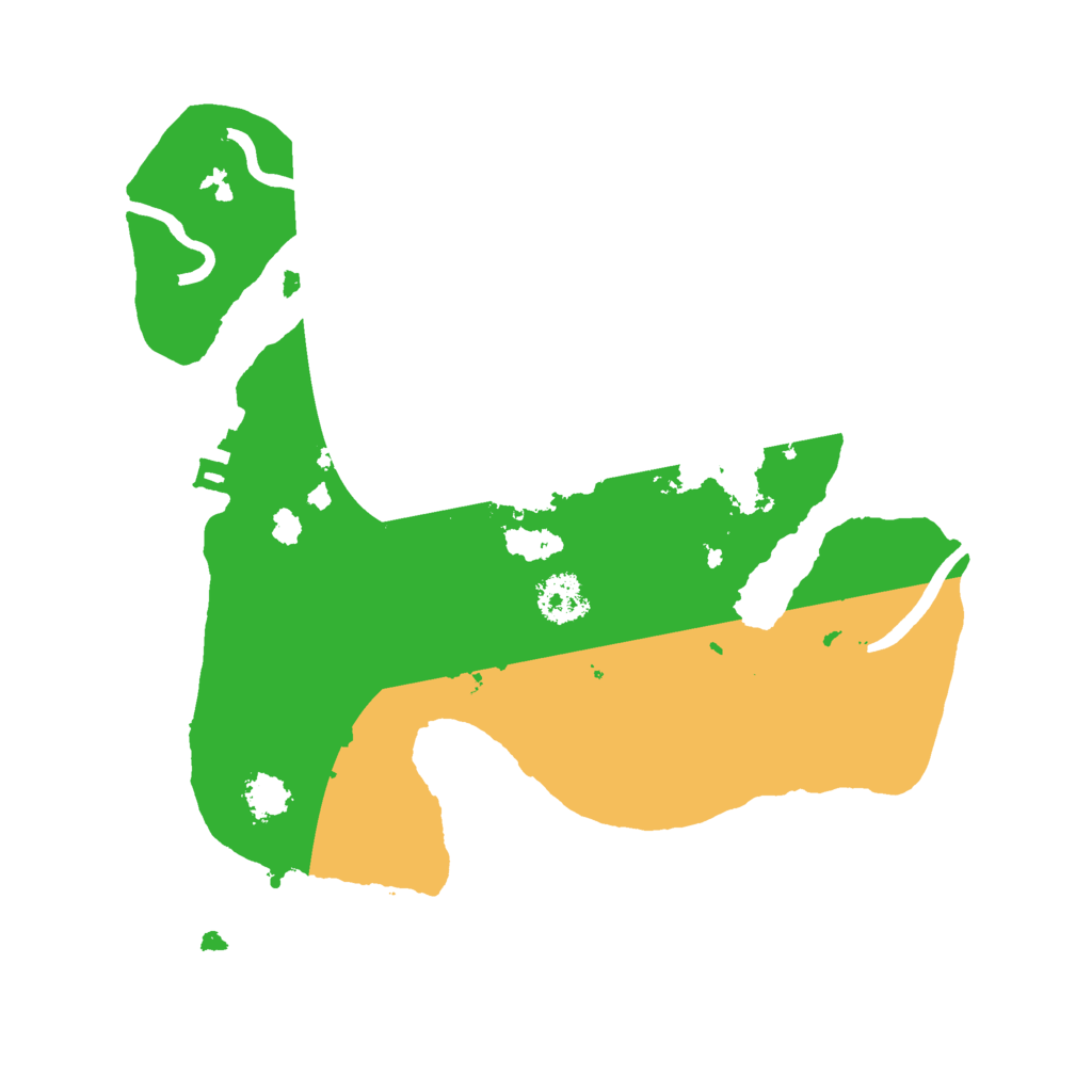 Biome Rust Map: Procedural Map, Size: 2222, Seed: 2023943893