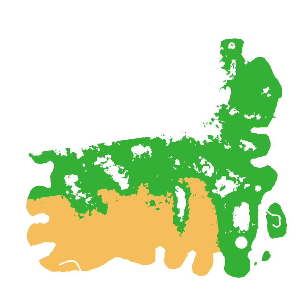 Biome Rust Map: Procedural Map, Size: 4400, Seed: 82218124