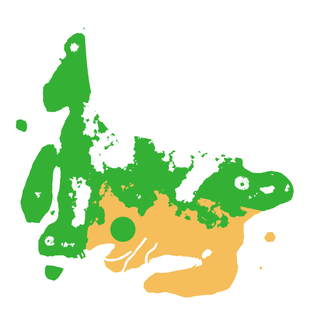 Biome Rust Map: Procedural Map, Size: 3300, Seed: 553123