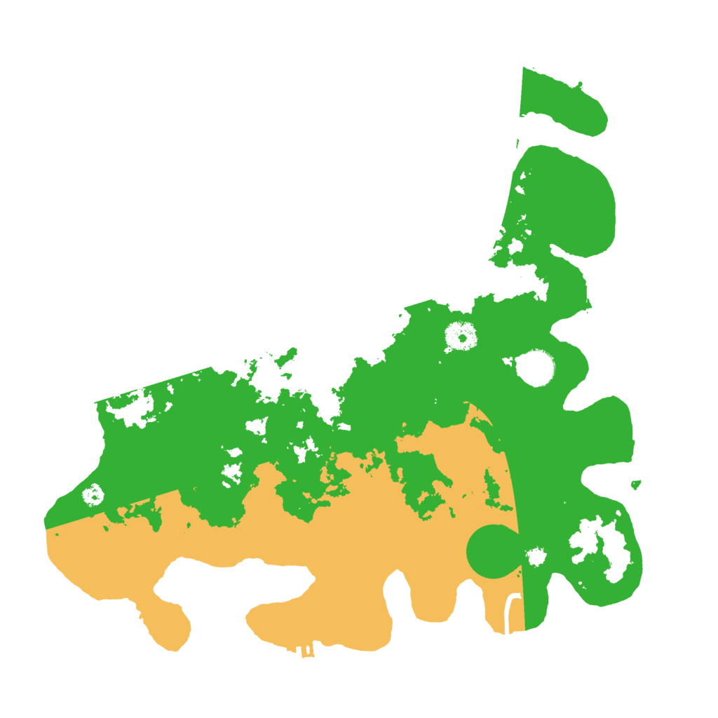 Biome Rust Map: Procedural Map, Size: 3500, Seed: 552343422