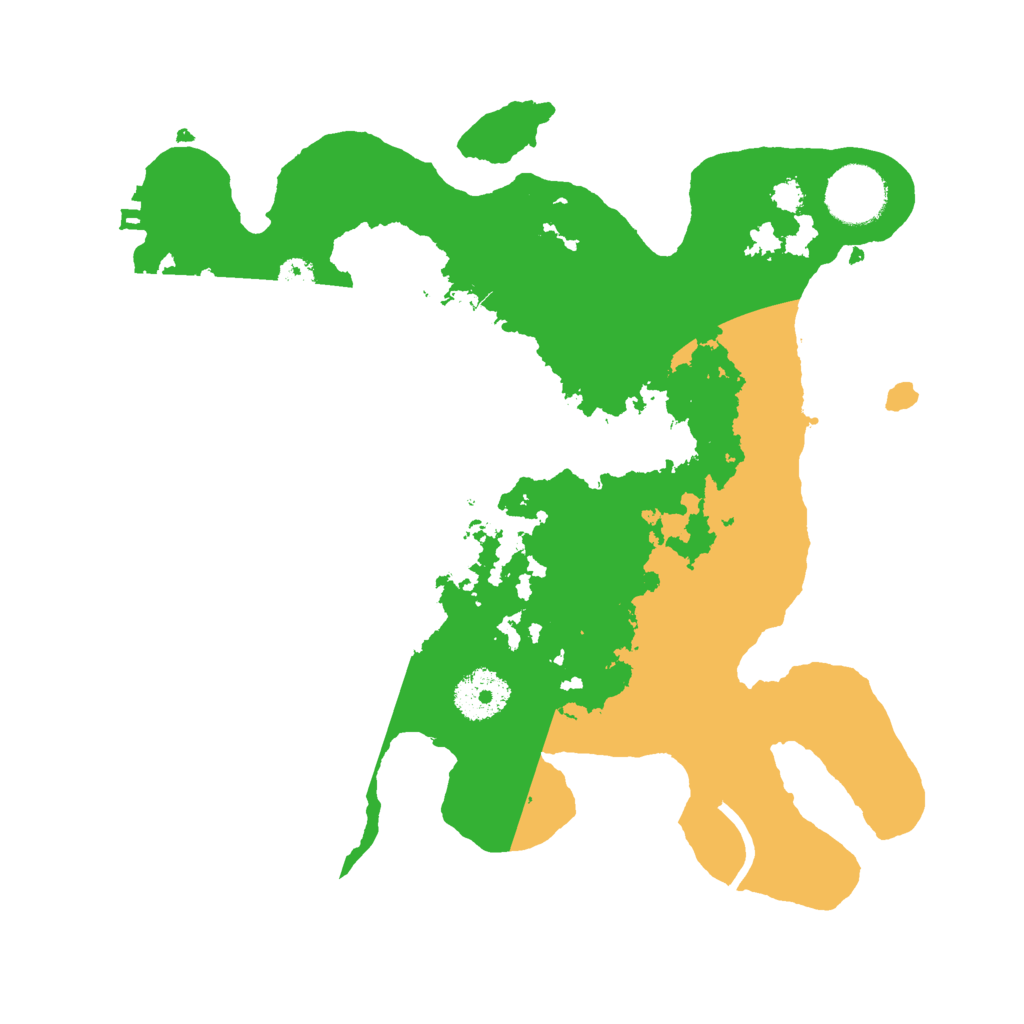 Biome Rust Map: Procedural Map, Size: 3000, Seed: 20635