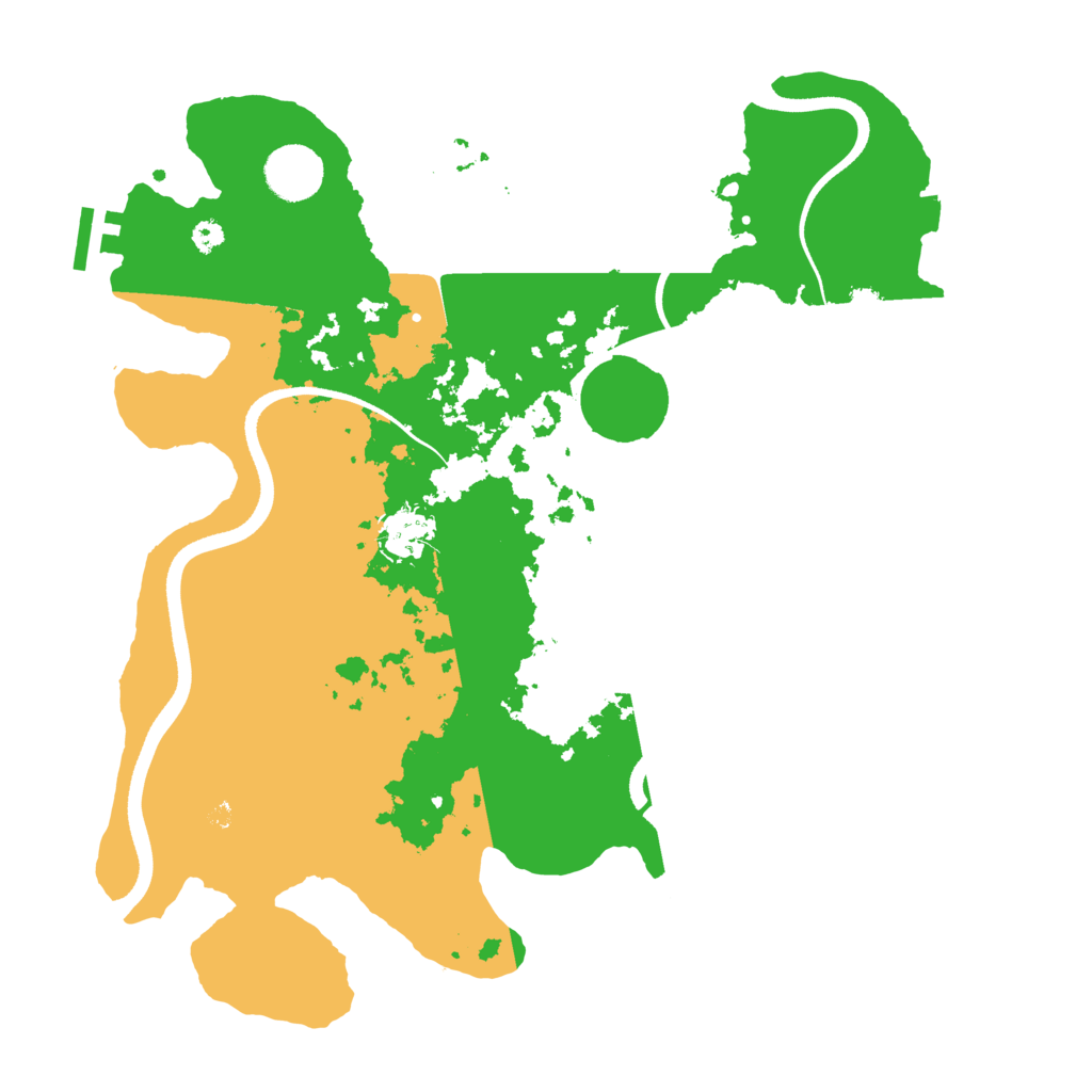 Biome Rust Map: Procedural Map, Size: 3500, Seed: 4534532