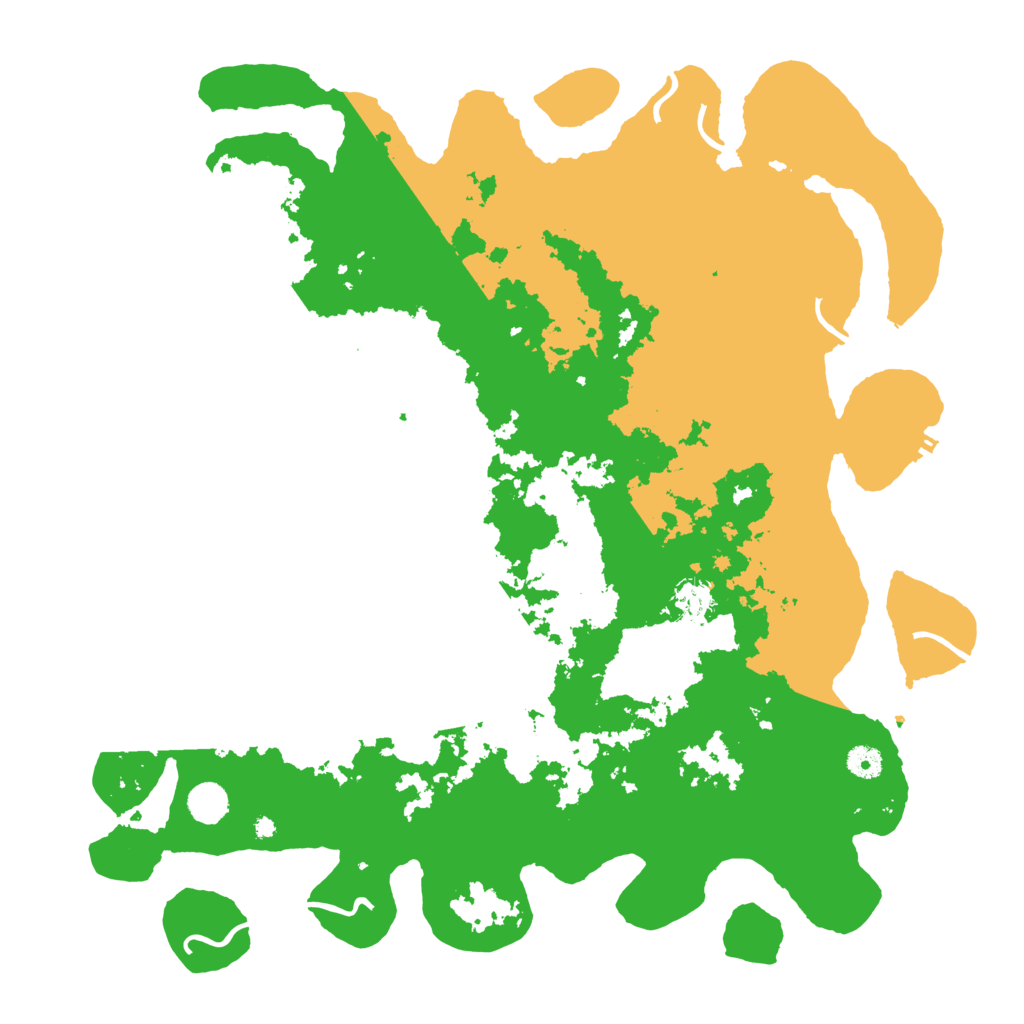 Biome Rust Map: Procedural Map, Size: 4500, Seed: 960639489