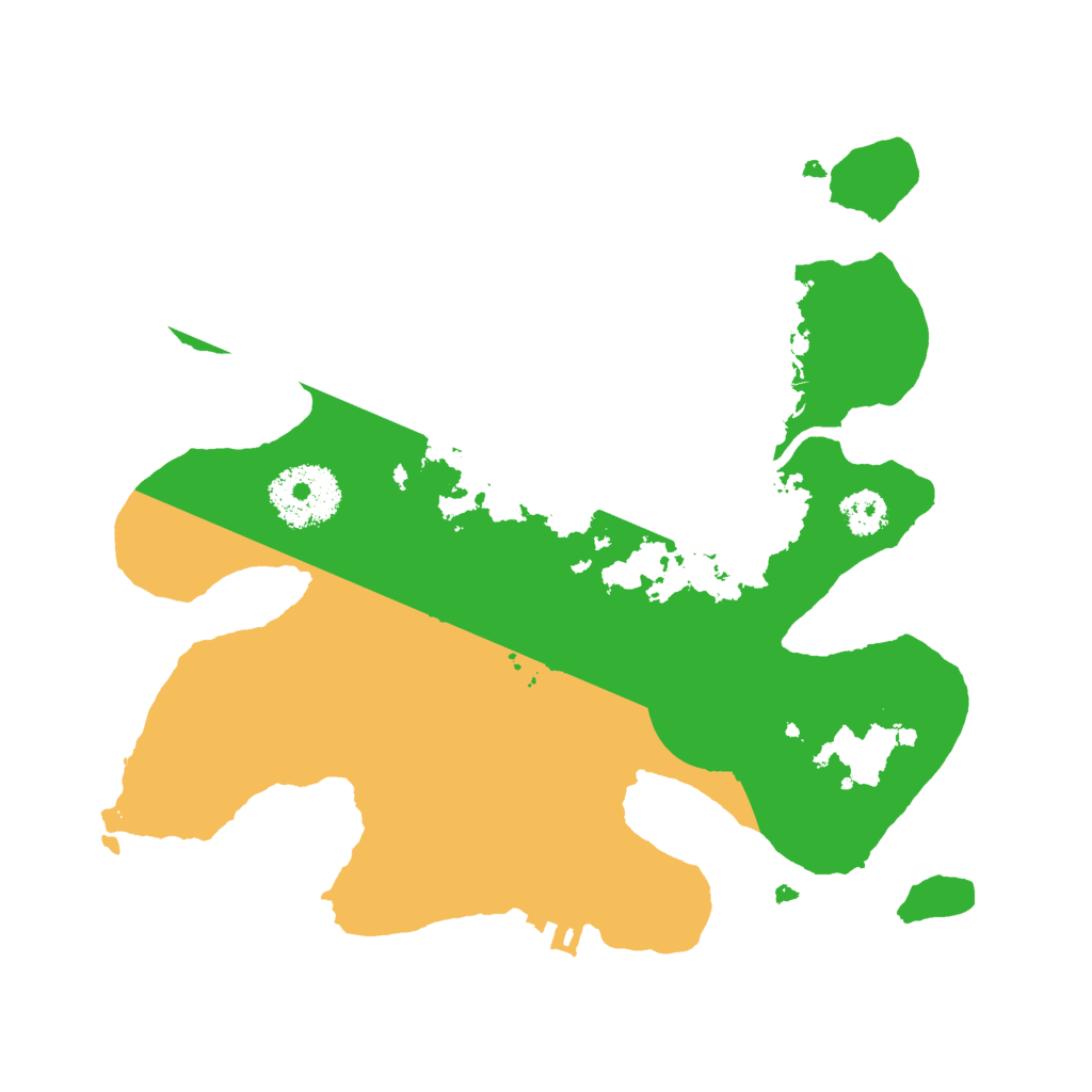 Biome Rust Map: Procedural Map, Size: 2500, Seed: 24827236