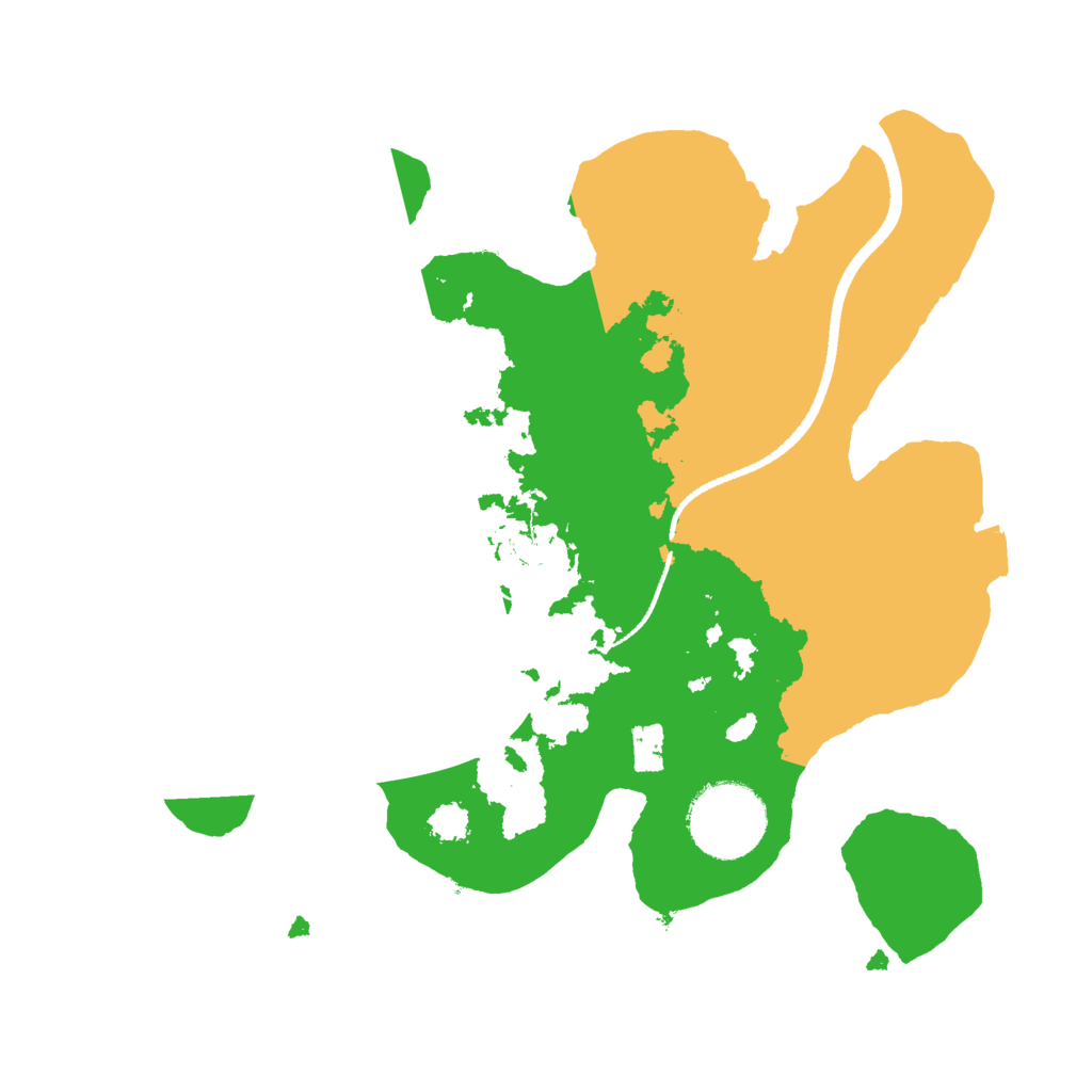 Biome Rust Map: Procedural Map, Size: 2500, Seed: 1276998308