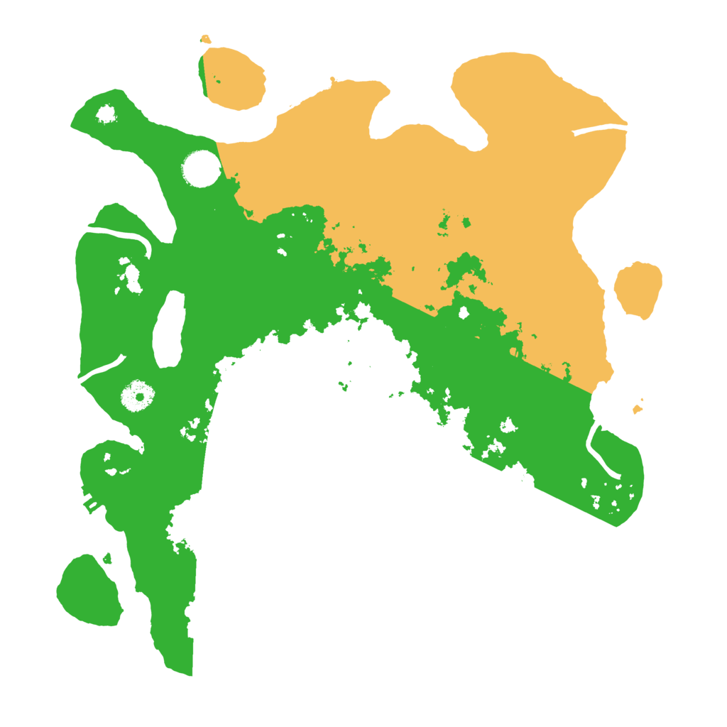 Biome Rust Map: Procedural Map, Size: 3500, Seed: 55635322