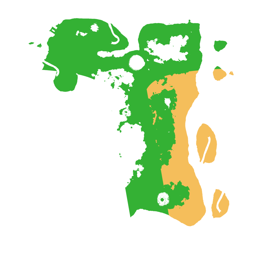 Biome Rust Map: Procedural Map, Size: 3000, Seed: 810450490