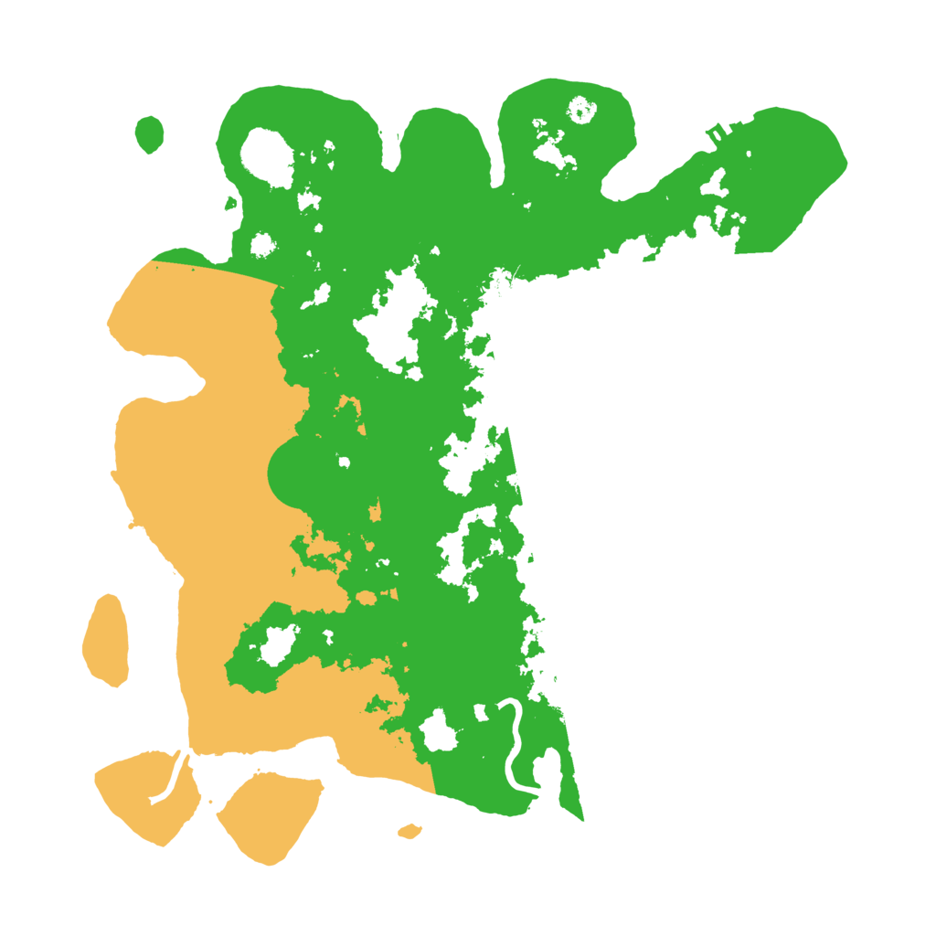 Biome Rust Map: Procedural Map, Size: 3500, Seed: 55234322