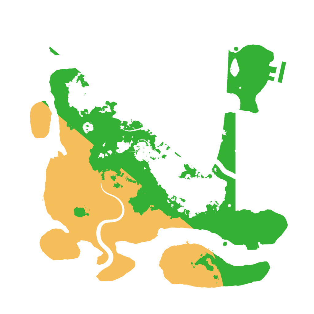 Biome Rust Map: Procedural Map, Size: 3000, Seed: 1164643577
