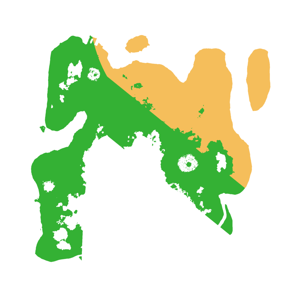 Biome Rust Map: Procedural Map, Size: 2500, Seed: 1846803511