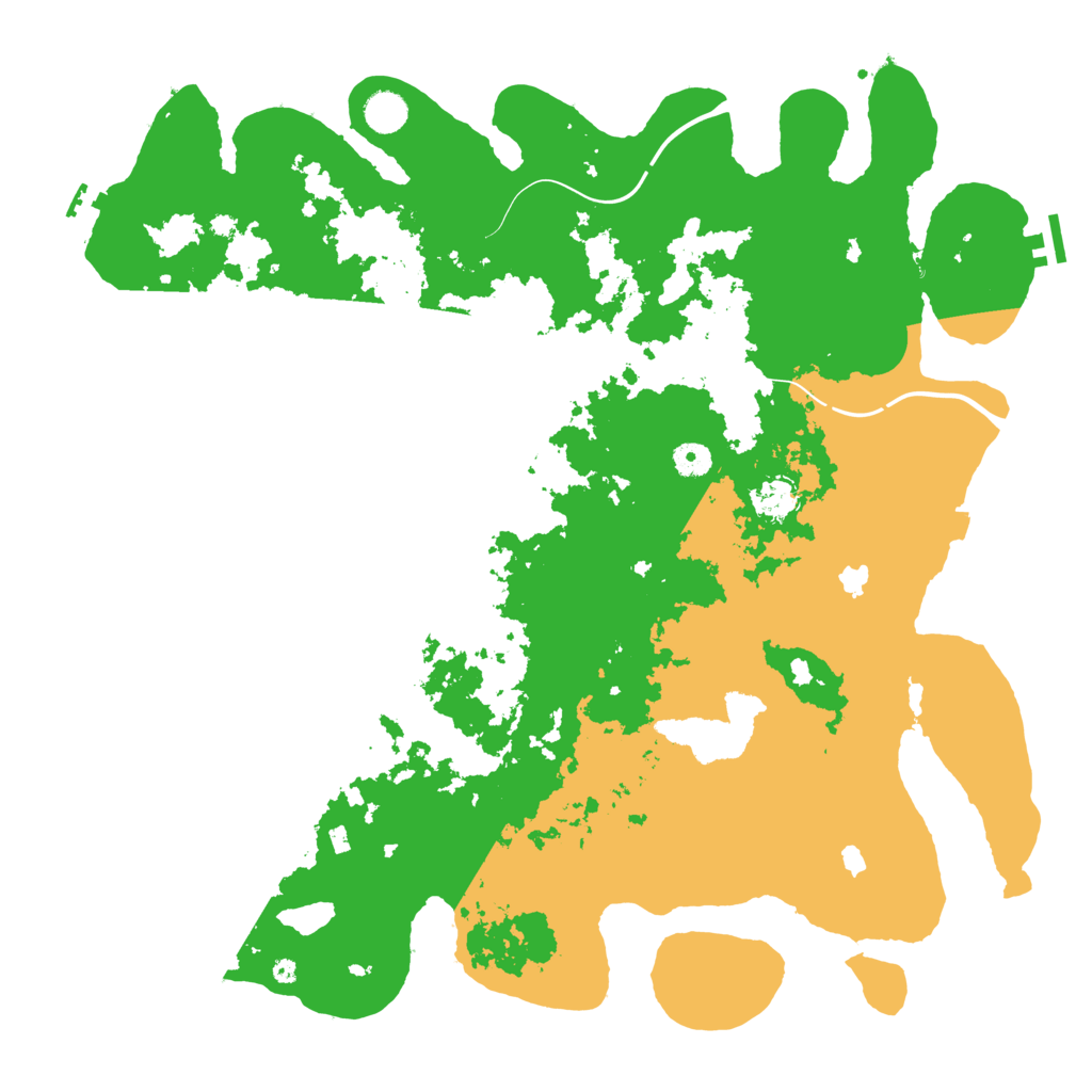 Biome Rust Map: Procedural Map, Size: 4500, Seed: 1540216251