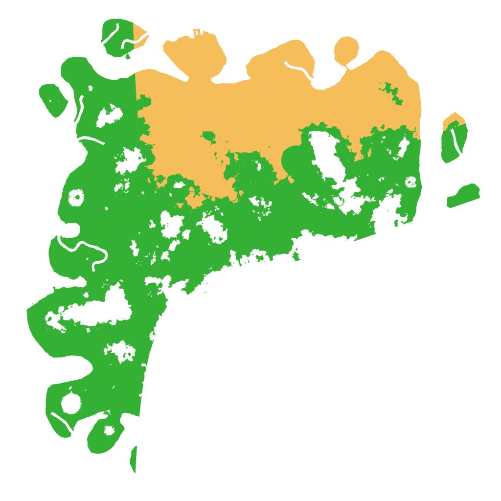 Biome Rust Map: Procedural Map, Size: 4500, Seed: 171452956