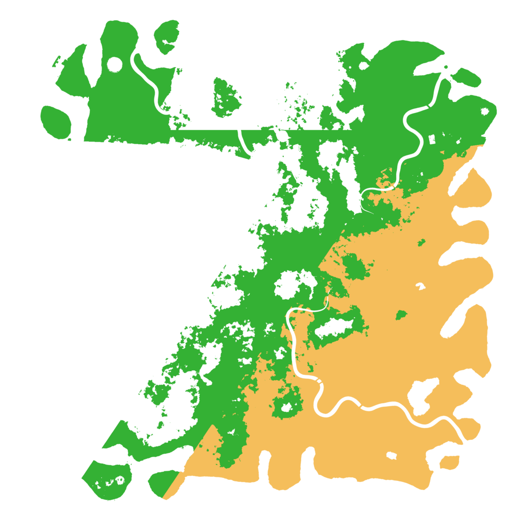 Biome Rust Map: Procedural Map, Size: 6000, Seed: 1446745581