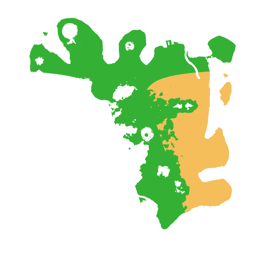 Biome Rust Map: Procedural Map, Size: 3000, Seed: 1521
