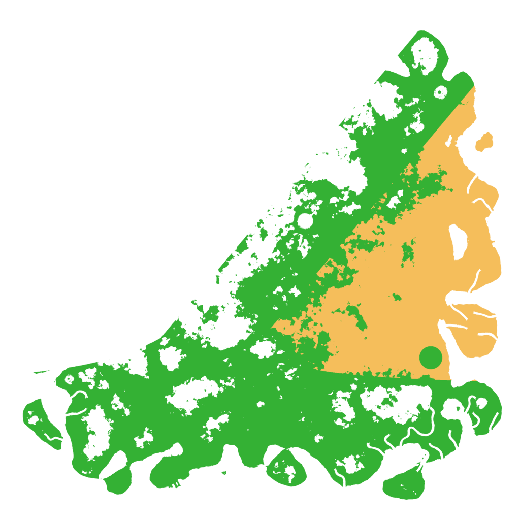 Biome Rust Map: Procedural Map, Size: 6000, Seed: 5888