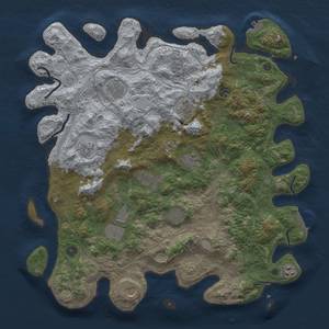 Thumbnail Rust Map: Procedural Map, Size: 4500, Seed: 522181828, 19 Monuments