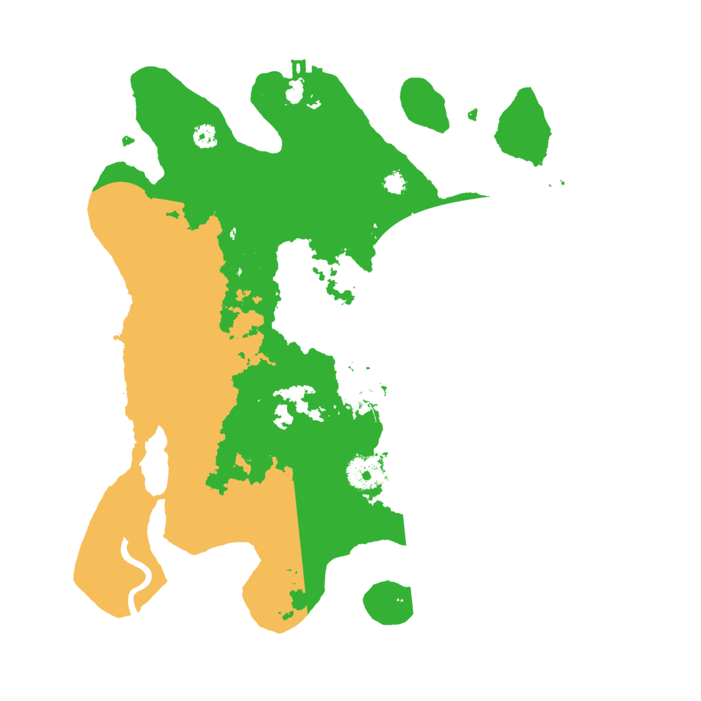 Biome Rust Map: Procedural Map, Size: 3000, Seed: 1016053351