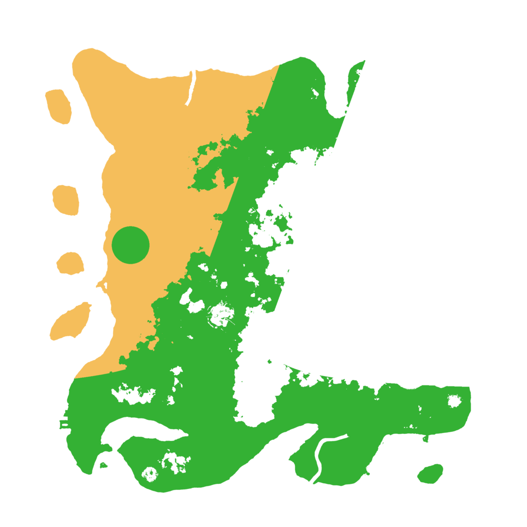 Biome Rust Map: Procedural Map, Size: 3700, Seed: 39853009