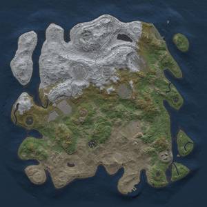 Thumbnail Rust Map: Procedural Map, Size: 3700, Seed: 510172058, 17 Monuments