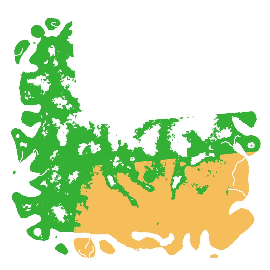 Biome Rust Map: Procedural Map, Size: 6000, Seed: 1147896520