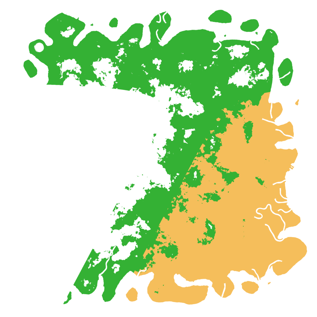 Biome Rust Map: Procedural Map, Size: 6000, Seed: 2103274197