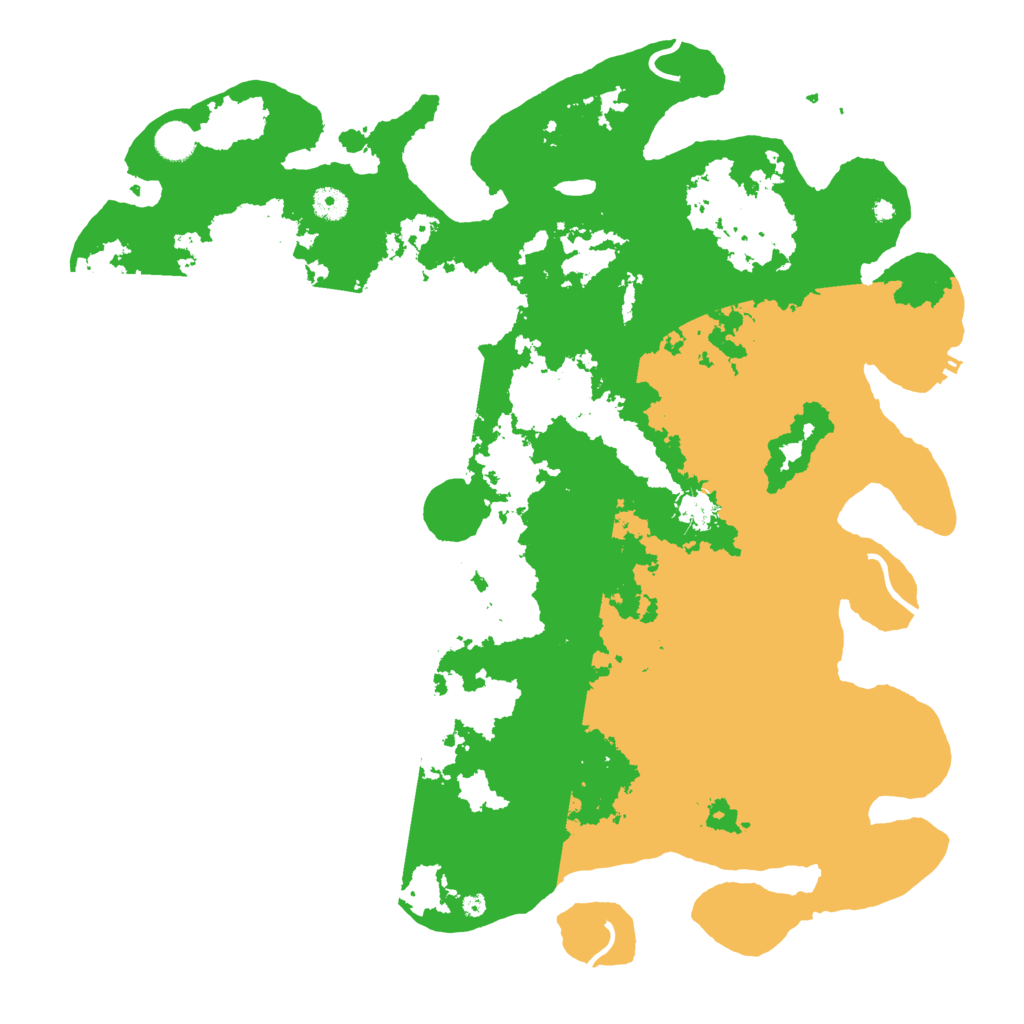 Biome Rust Map: Procedural Map, Size: 4500, Seed: 1051431533