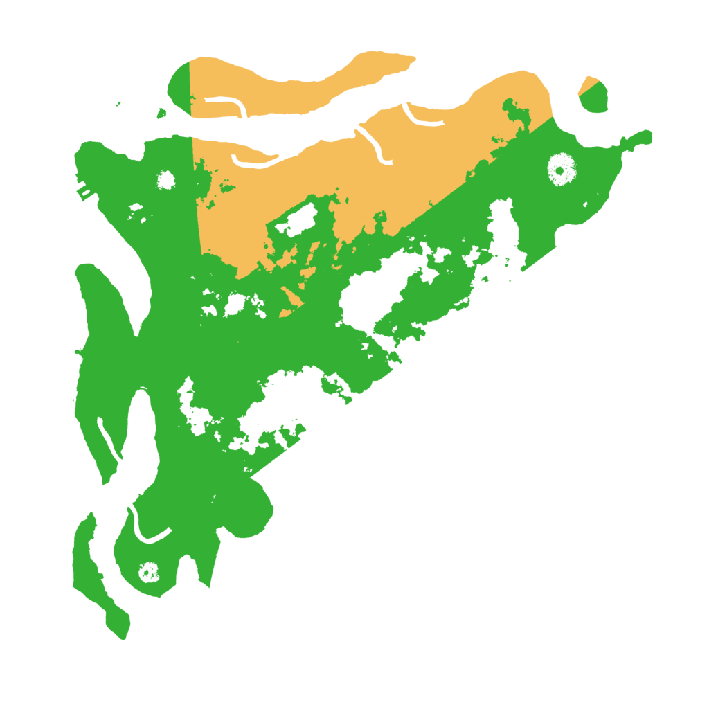 Biome Rust Map: Procedural Map, Size: 3500, Seed: 1128550497