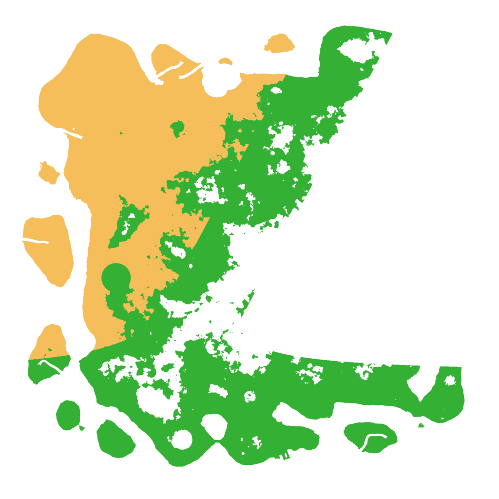 Biome Rust Map: Procedural Map, Size: 4500, Seed: 841064302