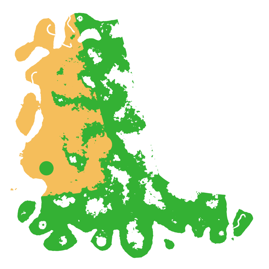 Biome Rust Map: Procedural Map, Size: 5000, Seed: 1128419706