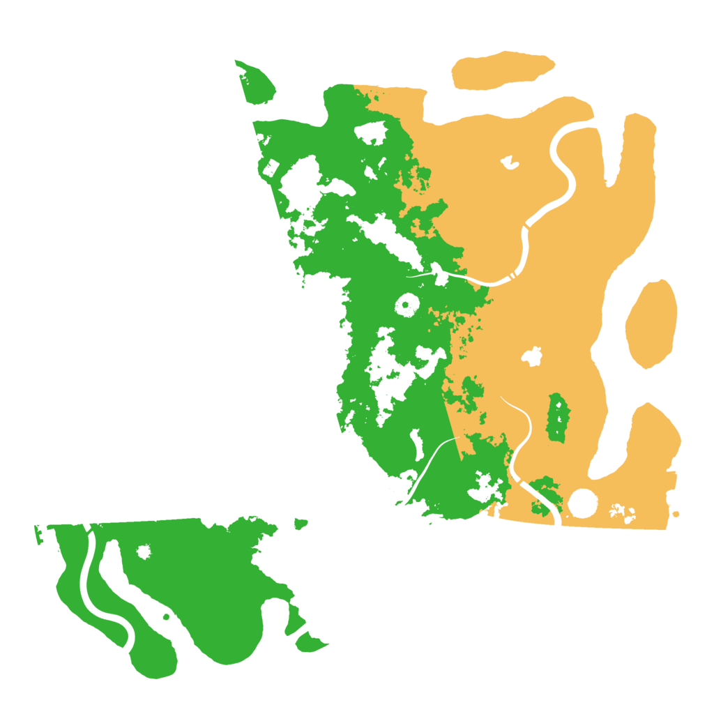 Biome Rust Map: Procedural Map, Size: 4500, Seed: 1615401728