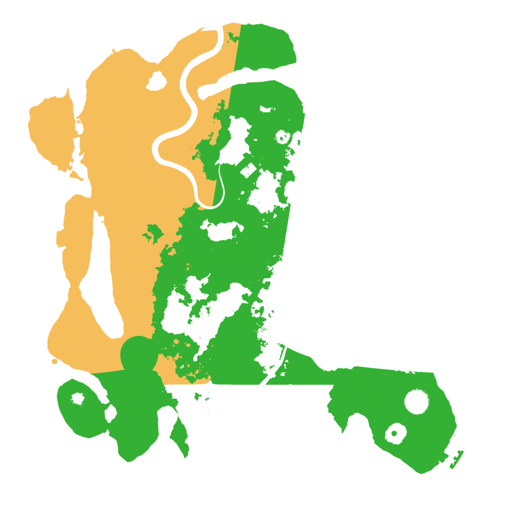 Biome Rust Map: Procedural Map, Size: 3700, Seed: 1516386196