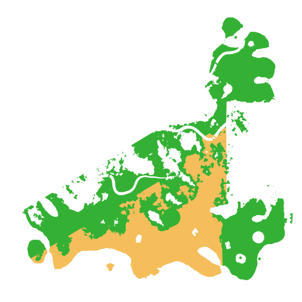 Biome Rust Map: Procedural Map, Size: 4500, Seed: 1062023