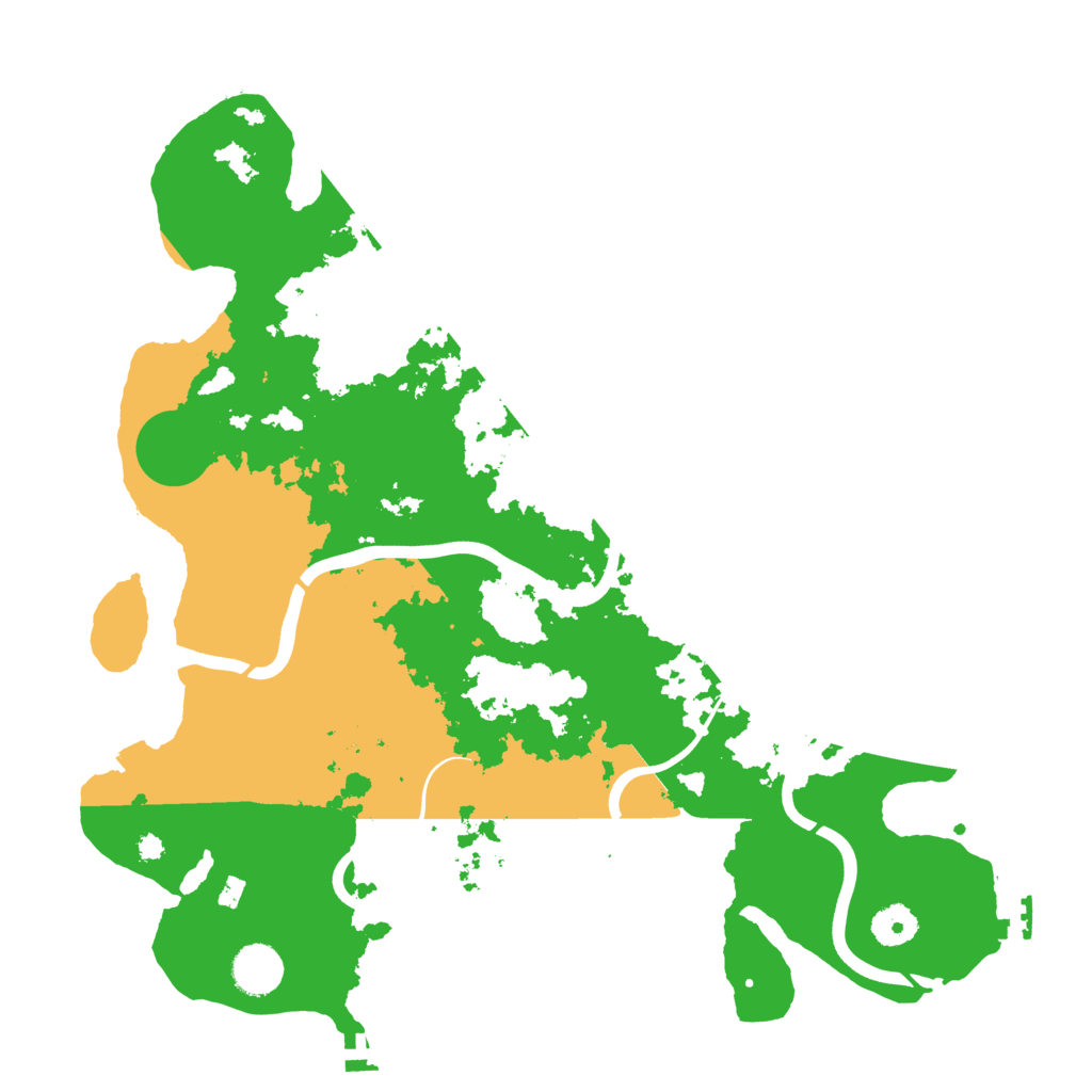 Biome Rust Map: Procedural Map, Size: 3800, Seed: 49039485