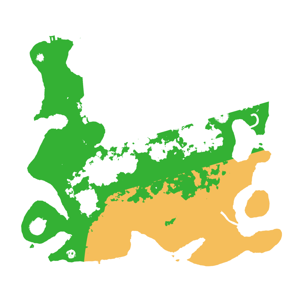 Biome Rust Map: Procedural Map, Size: 3500, Seed: 21956166