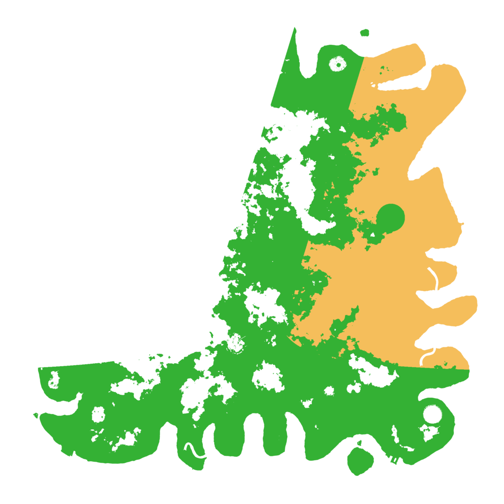 Biome Rust Map: Procedural Map, Size: 4780, Seed: 45646122