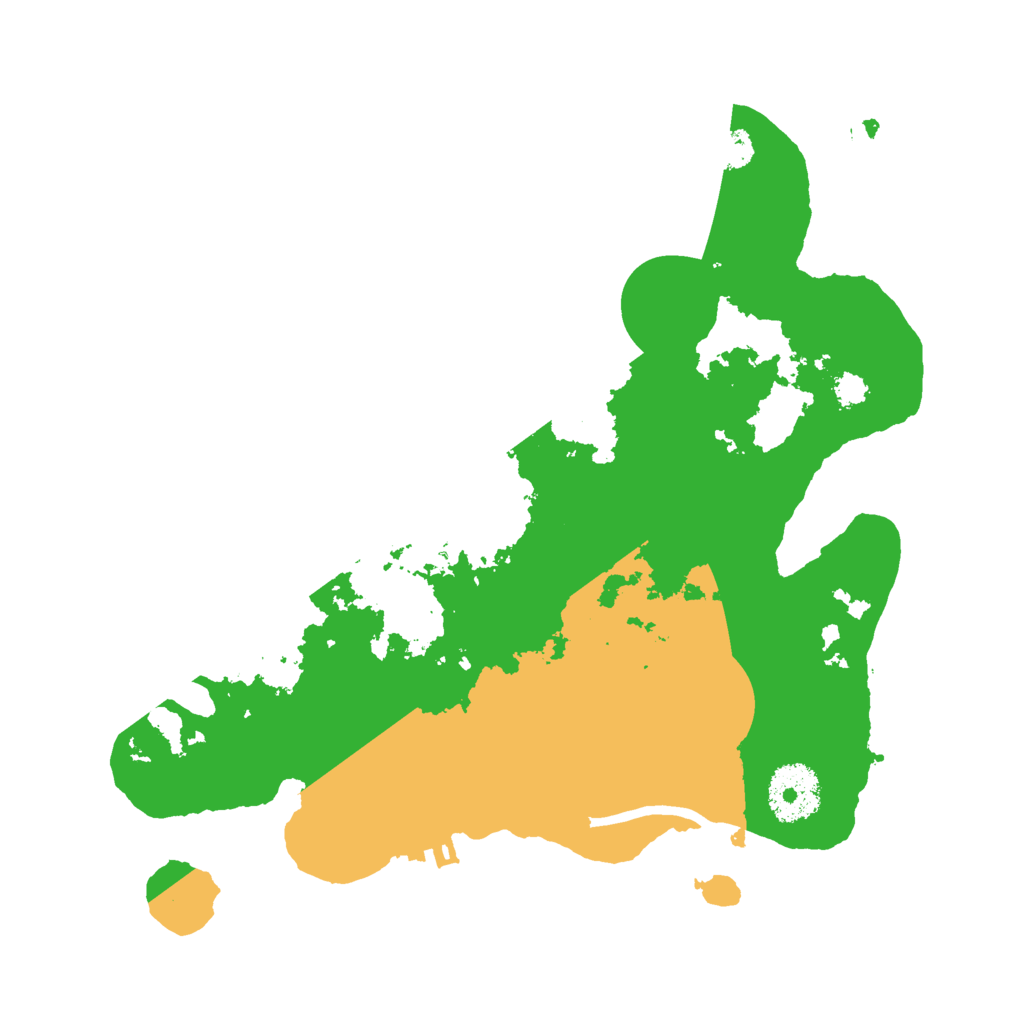 Biome Rust Map: Procedural Map, Size: 2800, Seed: 103100
