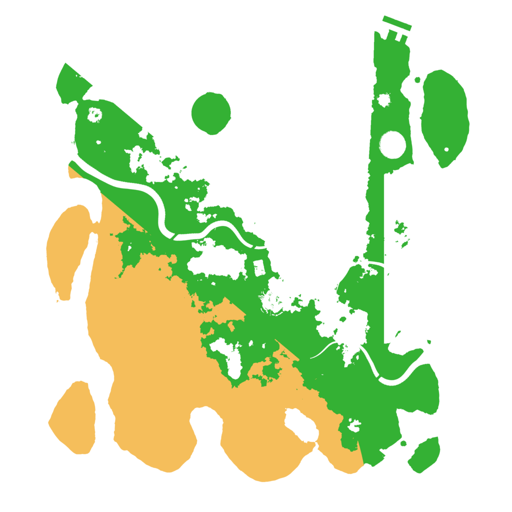 Biome Rust Map: Procedural Map, Size: 3500, Seed: 978405485