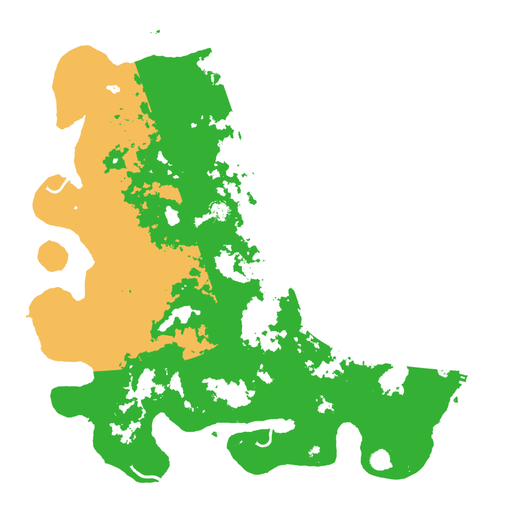 Biome Rust Map: Procedural Map, Size: 4500, Seed: 601